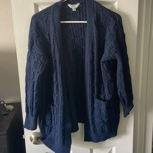 Navy blue cardigan